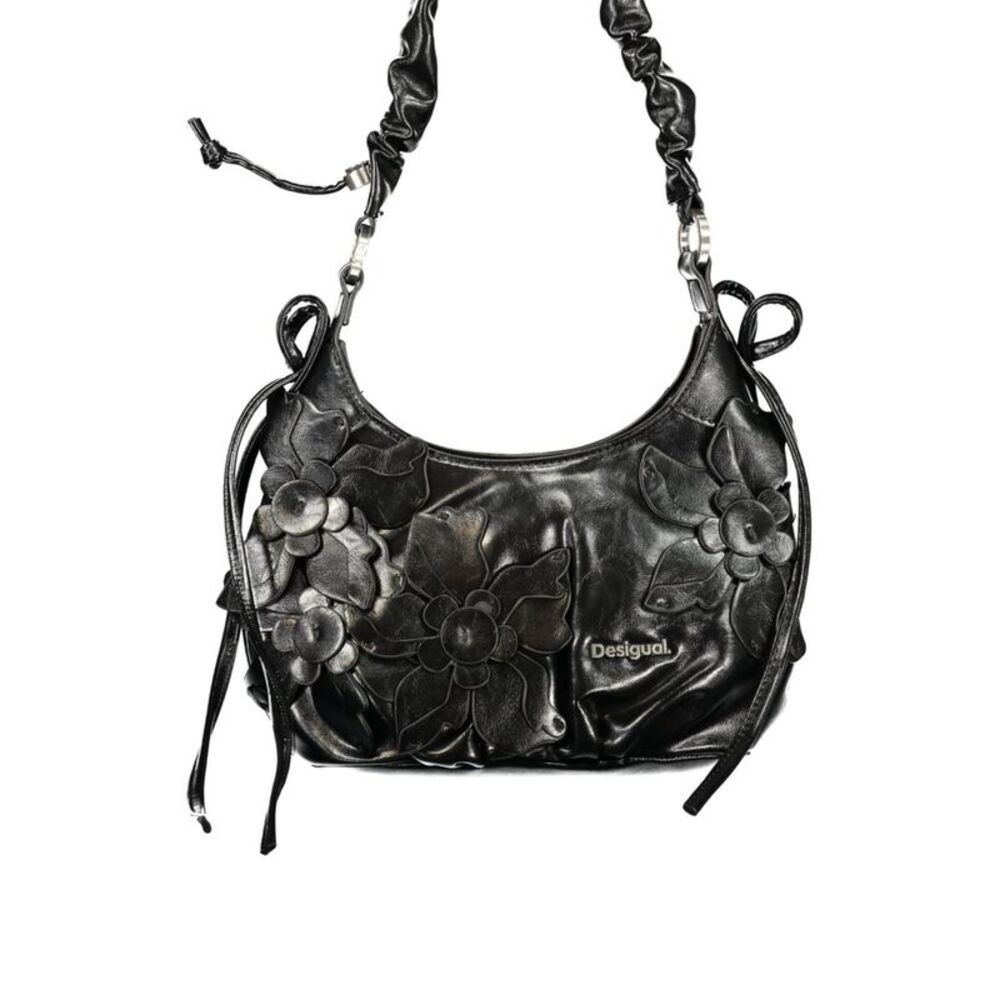Desigual Nero Polyurethane Women's Bag with Adjustable Women's Strap